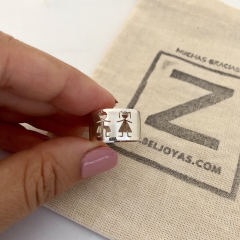 Anillo Calado Nena Nene Plata 925