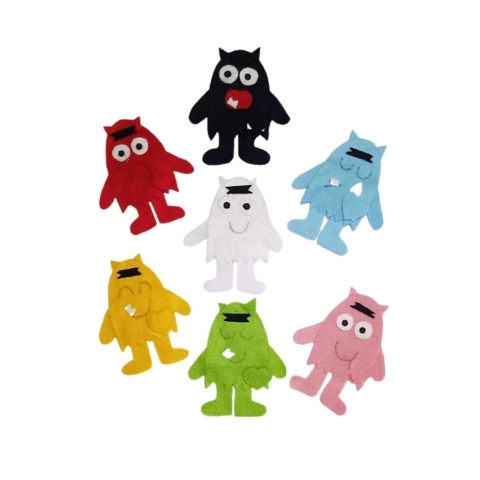 Kit de Dedoches Sentimentos Emoções com 7 peças