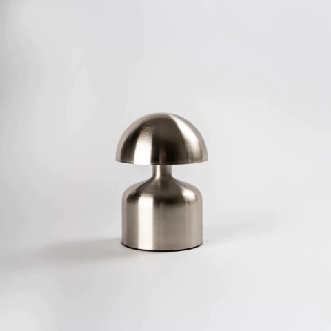 LÁMPARA INALÁMBRICA BABY MUSHROOM NIQUEL