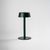 LAMPARA DE MESA LED INALAMBRICA DE METAL BASE CIRCULAR VERDE OSCURO - comprar online