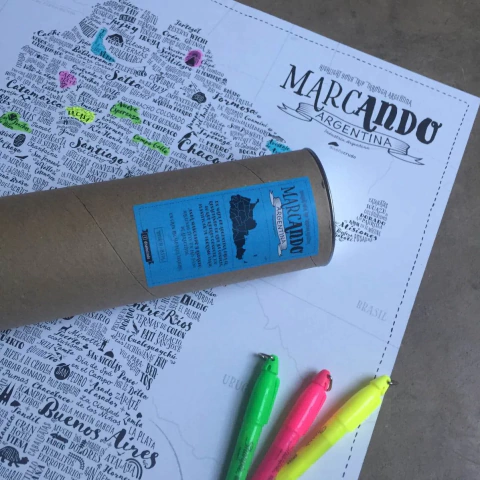 MAPA "MARCANDO ARGENTINA"