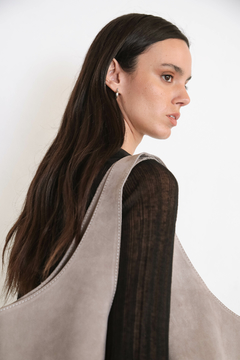 Cartera Nuria I Gamuza Visón - tienda online