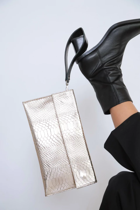 Sobre Rectangle Lagarto Oro