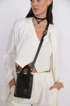Bandolera I Porta Celular Prisma - Negro - tienda online