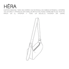 Cartera Hëra Plateada - comprar online