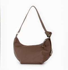 Cartera Naíma I Tabaco Graneado C/Correa Lisa