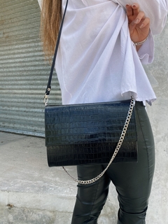 Pre Venta Bandolera Tokio Crocco Negro en internet