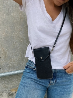 Porta Celular Pocket Negro Liso