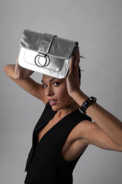 Bandolera Tónica Metal Plata - bysofia