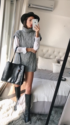 Bolsa Justina Crocco Negro - comprar online