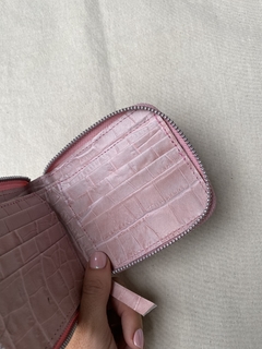 Billetera Agnes Crocco Rosa - bysofia