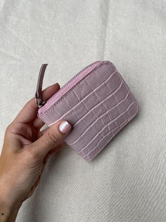 Imagen de Billetera Agnes Crocco Rosa
