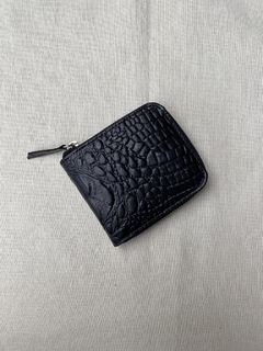 Billetera Agnes Crocco Negro - comprar online