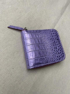 Billetera Agnes Crocco Lila