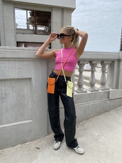 Porta Celular Pocket Naranja - bysofia
