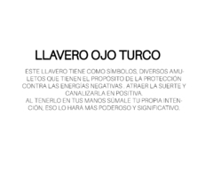 Llavero Ojo Turco en internet