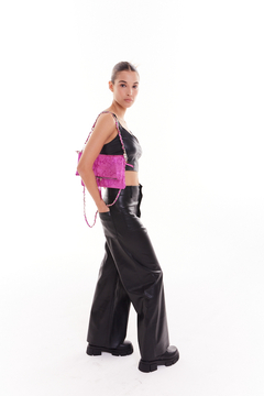 Bandolera Berlina Boa Fucsia - tienda online