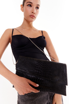 Pre Venta Sobre I Bandolera Cosmos Crocco Negro en internet