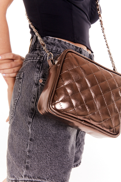 Bandolera Greta Bronce Met - bysofia
