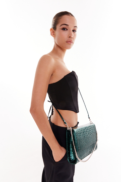 Pre Venta Bandolera Tokio Crocco Verde