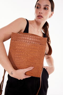 Pre Venta Cartera Box Crocco Suela Opaco