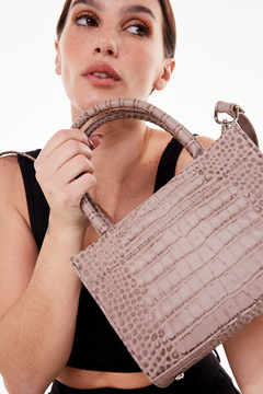 Bandolera Lidia I Crocco Visón - comprar online