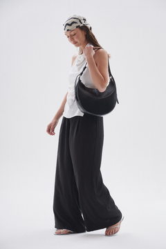 Imagen de Cartera Chloé I Negro C/Hilo Blanco