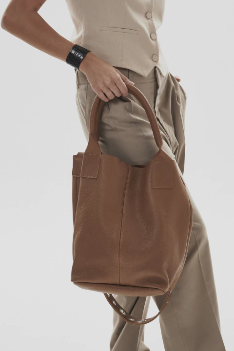 Pulsera 005 Ancha Crocco Negro