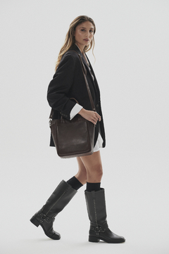 Cartera Wichí I Marrón Chocolate Opaco - comprar online