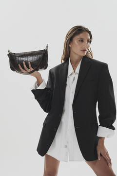 Baguette Serenna Bag I Crocco Marrón - bysofia