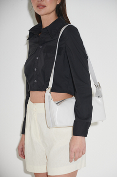 Cartera Hëra Charol Blanco - comprar online