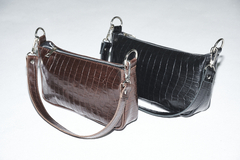 Baguette Serenna Bag I Crocco Negro