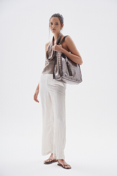 Pre Venta Bolsa Justina Crocco Peltre Met - comprar online