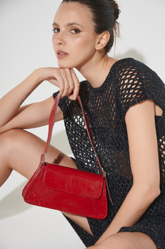 Cartera Mia I Charol Cherry