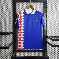 franca-adidas-retro-1994-home-1-casa-titular-branca-branco-azul-copa-do-mundo-patrocinios-patrocinadores-patches-patch-torcedor-torcedores-futebol-masculino-masculina-frete-gratis-envio-campeonato-internacional-selecao-selecoes-tecnologia-elastano-poliest