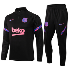 Conjunto Agasalho Treino Barcelona 2021/22 Nike Masculino