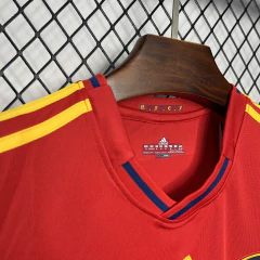 camisa-da-espanha-adidas-retrô-autêntica-antiga-2010-home-1-casa-titular-vermelha-patrociníos-patrocinadores-uniforme-nova-lançamento-novo-profissional-torcedor-torcedores-futebol-masculino-masculina-confortável-frete-grátis-qualidade-loja-confiável-barat