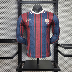 Camisa Barcelona '125th Anniversary Modernista' 2025/26 Jogador Masculina Manga Longa - comprar online