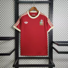 camisa-do-méxico-adidas-2023-2024-23-24-edição-especial-retro-originals-vermelha-patrocinios-patrocinadores-uniforme-original-oficial-licenciado-nova-temporada-lançamento-profissional-torcedor-torcedores-futebol-masculino-masculina-confortável-frete-gráti