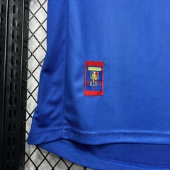 camisa-da-frança-adidas-retrô-2000-home-1-casa-titular-i-primeiro-azul-branca-patrocinadores-uniforme-antigo-autêntico-contemporânea-colecionadores-profissional-torcedor-torcedores-elastano-futebol-masculina-masculino-homem-frete-grátis-comprar-online-
