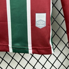 Camisa Fluminense Home (1) 2025/26 Umbro Torcedor Manga Longa Masculina - loja online