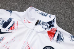 conjunto-agasalho-de-treino-do-psg-nike-2024-2025-24-25-branco-vermelho-azul-pré-jogo-aquecimento-treino-treinamento-jaqueta-casaco-corta-vento-inverno-frio-chuva-calça-calção-fresco-academia-treino-treinar-treinamento-malhar-novo-nova-lançamento-temporad