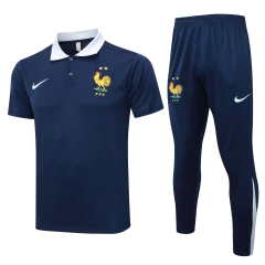 conjunto-de-treino-da-frança-nike-2024-2025-2024-23-25-25-azul-escuro-pré-jogo-camisa-camiseta-calça-calção-polo-fresco-academia-treino-treinar-treinamento-malhar-novo-nova-lançamento-temporada-profissional-original-oficial-