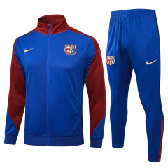 conjunto-agasalho-de-treino-do-barcelona-nike-2024-2025-24-25-vermelho-vinho-grená-azul-zíper-pré-jogo-aquecimento-treino-treinamento-zíper-completo-jaqueta-casaco-corta-vento-inverno-frio-chuva-calça-calção-fresco-academia-treinar-comprar-online