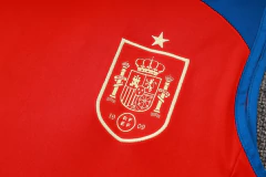 conjunto-de-treino-da-espanha-adidas-2024-2025-2024-23-25-25-vermelho-azul-pré-jogo-regata-camisa-camiseta-calça-short-shors-fresco-academia-treino-treinar-treinamento-malhar-novo-nova-lançamento-temporada-profissional-original-oficial-