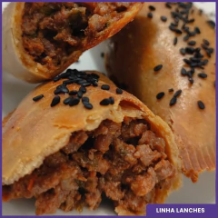 L11 - Kit 6 un - Pastel integral de carne (assado e sem trigo)