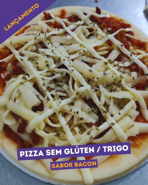 Z03 - Mini pizza de bacon sem trigo