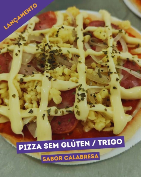 Z02 - Mini pizza de calabresa sem trigo