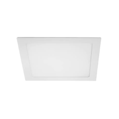 Plafon Quadrado Embutir 24W Lux Branco Quente - TASCHIBRA