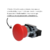 Botão Cogumelo C/Trava Plástico VM P20AKR-R-1B METALTEX na internet